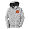 Youth PosiCharge ® Electric Heather Fleece Hooded Pullover Thumbnail