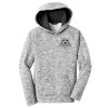 Youth PosiCharge ® Electric Heather Fleece Hooded Pullover Thumbnail